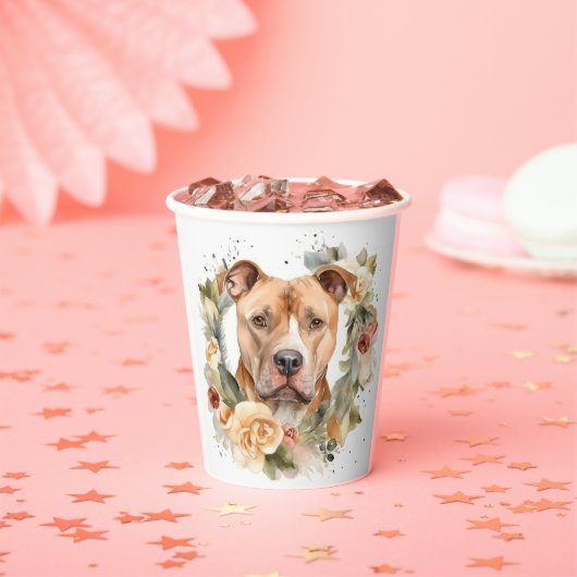 ピットブルクリスマスリースフェスティバルカップ 紙コップ (インサイチュ)