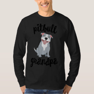 ピットブルグランドパペシードッグ祖父母グランドポー Tシャツ