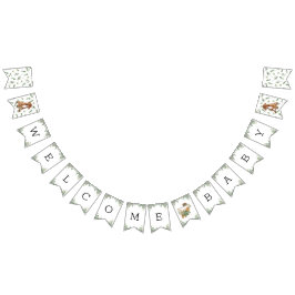 ピットブルグリーナリーベビーシャワーパピーバンティングバナー バンティングフラッグ