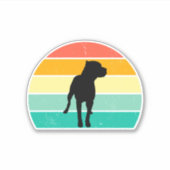 ピットブルステッカー シール (正面)