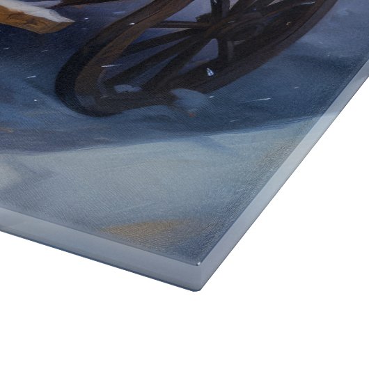 ピットブルスノウリースレイクリスマスデコール カッティングボード (角)