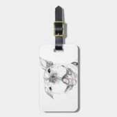 ピットブルスマイル ラゲッジタグ (正面縦)