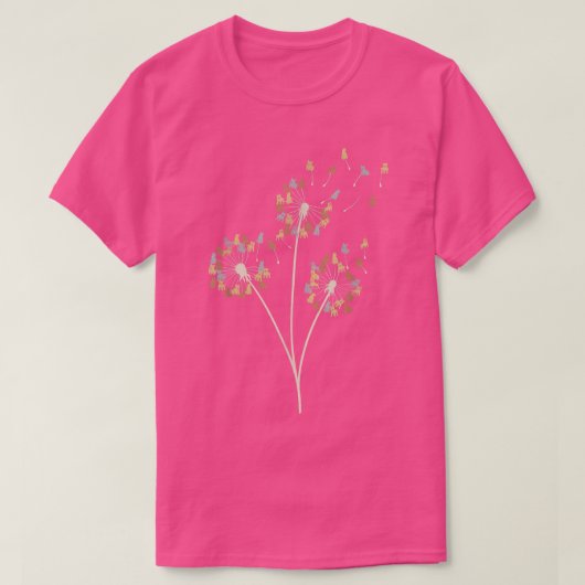 ピットブルタンポポ,女性のための犬のママ,犬のおばあちゃん, Tシャツ (デザイン正面)