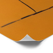 ピットブルテリアが公園に | AIアートポスター ポスター (角)