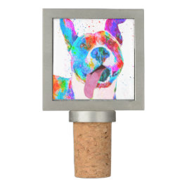 ピットブルテリアカラフルアポップ・アートのート