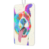 ピットブルテリアカラフルアポップ・アートのート カーエアーフレッシュナー (左)