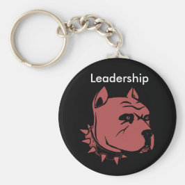 ピットブルデザイン2.25インチボタンキーチェーン キーホルダー