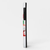 ピットブルドッグとギフトボックスとクリスマスオーナメント Case-Mate iPhoneケース (裏面/左)