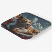 ピットブルドッグクリスマスフェスティバル ペーパープレート (傾斜あり)