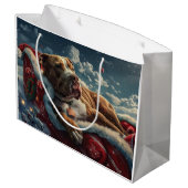 ピットブルドッグクリスマスフェスティバル ラージペーパーバッグ (裏面アングル)