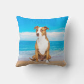 ピットブルドッグサイティングビーチ クッション (裏面)