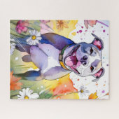 ピットブルドッグジグソーパズル ジグソーパズル (横)