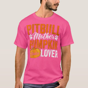ピットブルドッグハロウィンカボチャアパレルおもしろいオ Tシャツ