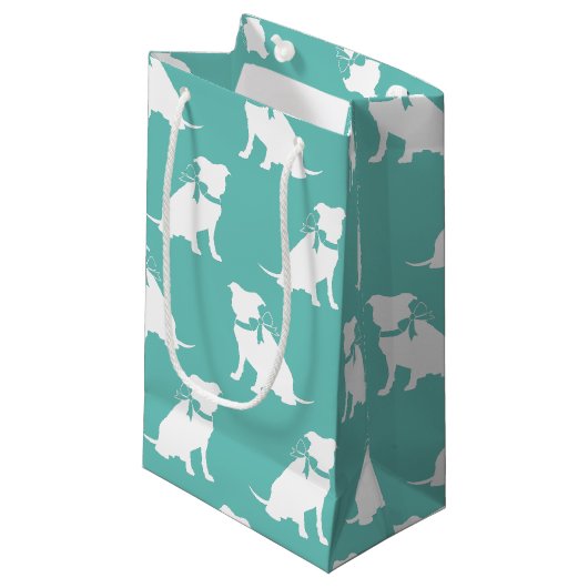 ピットブルドッグパピーピットブルスモール抱き枕 スモールペーパーバッグ (正面アングル)