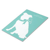 ピットブルドッグパピーピットブルメモ帳 ノートパッド (アングル)