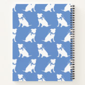 ピットブルドッグパピーピットブル ノートブック (裏面)