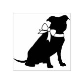 ピットブルドッグパピーピットブル ラバースタンプ (インプリント)