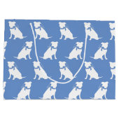 ピットブルドッグパピーピットブル ラージペーパーバッグ (裏面)