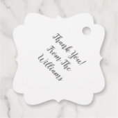 ピットブルドッグベビーシャワーピンクガールピットブル フェイバータグ (裏面)