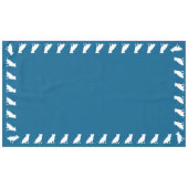 ピットブルドッグベビーシャワーブルーボーイピットブル テーブルクロス (正面(横))