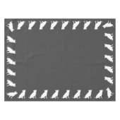 ピットブルドッグベビーシャワー男女兼用ピットブル テーブルクロス (正面(横))