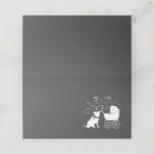 ピットブルドッグベビーシャワー男女兼用ピットブル プレイスカード (外部開封)