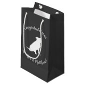 ピットブルドッグベビーピットブルシャワー男女兼用 スモールペーパーバッグ (正面アングル)