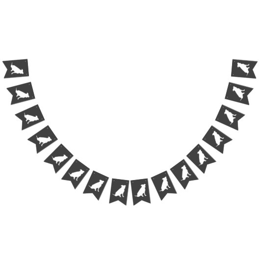 ピットブルドッグベビーピットブルシャワー男女兼用 バンティングフラッグ (全)