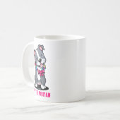 ピットブルドッグママ コーヒーマグカップ (正面左)