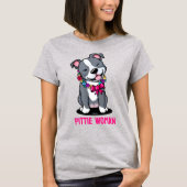 ピットブルドッグママ Tシャツ (正面)