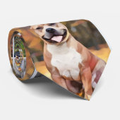 ピットブルドッグメンズネクタイ抽象芸術アート ネクタイ (ロール)