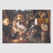 ピットブルドッグ応援 – デクページ –  薄葉紙 (正面)