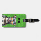ピットブルドッグ荷物タグ ラゲッジタグ (正面横)