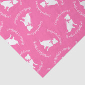 ピットブルドッグ赤ちゃんシャワーパピー 薄葉紙 (詳細)