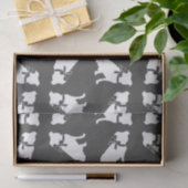 ピットブルドッグ赤ちゃんシャワー男女兼用 薄葉紙 (ギフト)