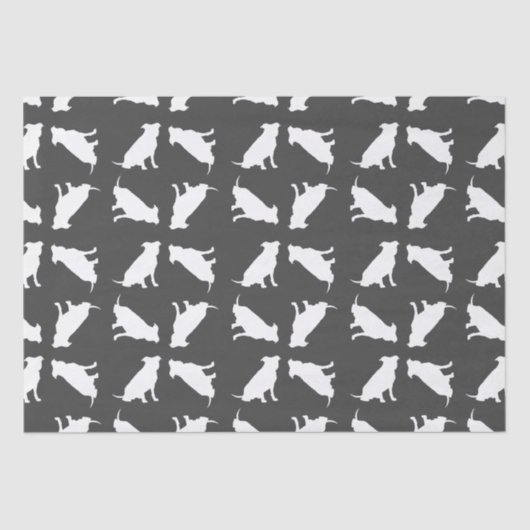 ピットブルドッグ赤ちゃんシャワー男女兼用 薄葉紙 (正面)