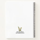 ピットブルノートパソコン8.5インチx 11インチ ノートブック (裏面)