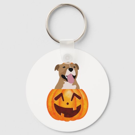 ピットブルハロウィーン キーホルダー (正面)