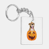 ピットブルハロウィーン キーホルダー (正面左)