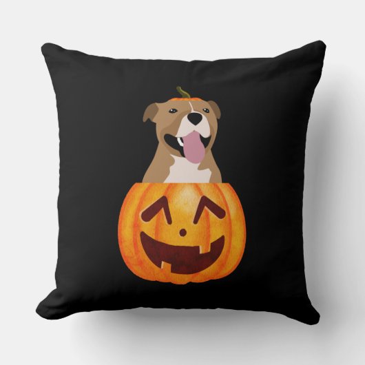ピットブルハロウィーン クッション (正面)