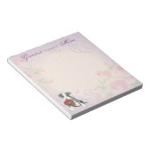 ピットブルハートママ ノートパッド (アングル)