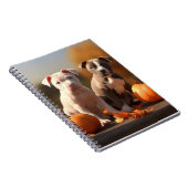 ピットブルパピーオータムデライトカボチャ ノートブック (右側)