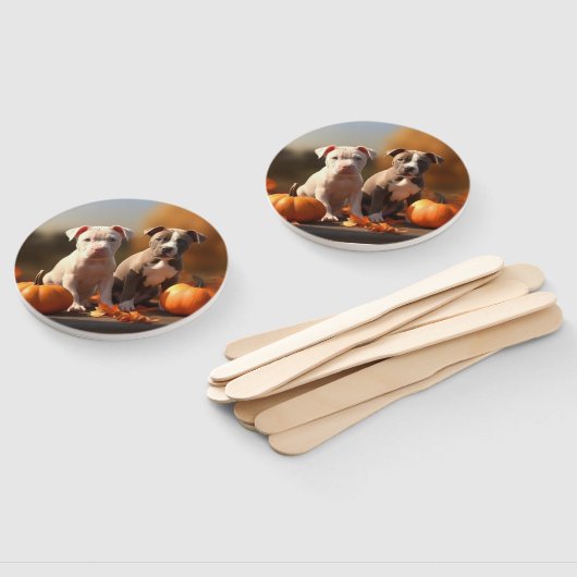 ピットブルパピーオータムデライトカボチャ ハンドファン (組立なし)