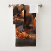 ピットブルパピーオータムデライトカボチャ バスタオルセット (インサイチュ)