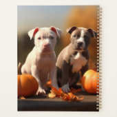 ピットブルパピーオータムデライトカボチャ プランナー手帳 (裏面)