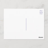 ピットブルパピードッグ空白のはがき ポストカード (裏面)