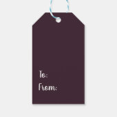 ピットブルパピードッグ金ゴールドありがとう ギフトタグ (裏面)