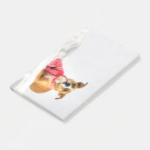 ピットブルパピーラブインピンクXOXO ポストイット (アングル)