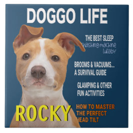 ピットブルパロディーマガジンカバー タイル