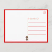 ピットブルピッティパピー恋しく思ドッグユー愛ピットブル ポストカード (裏面)